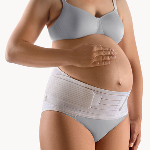 Bauchstützgürtel - 104620 - BORT Medical - für Schwangere / halbsteif / weiß