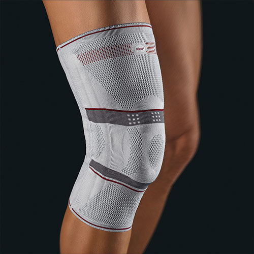 Knie-Stützbandage - StabiloGen® - BORT Medical - mit Kniescheibenkissen / mit beweglichen Verstärkungen
