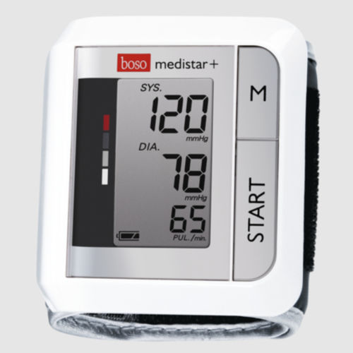 Oszillometrischer Blutdruckmonitor - medistar+ - Boso, Bosch + Sohn - automatisch / Handgelenk / mit integrierter Manschette