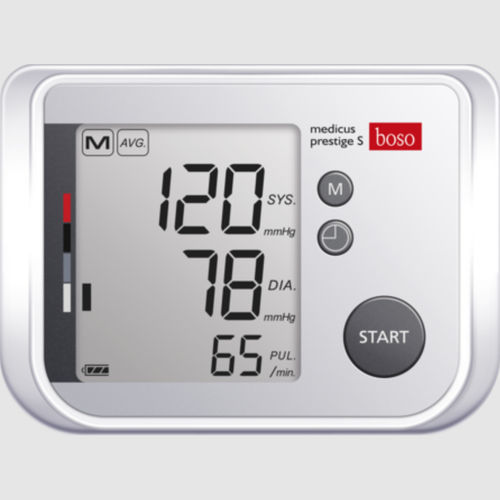 Oszillometrischer Blutdruckmonitor - medicus prestige S - Boso, Bosch + Sohn - automatisch / mit Akku / mit Erwachsenenmanschette