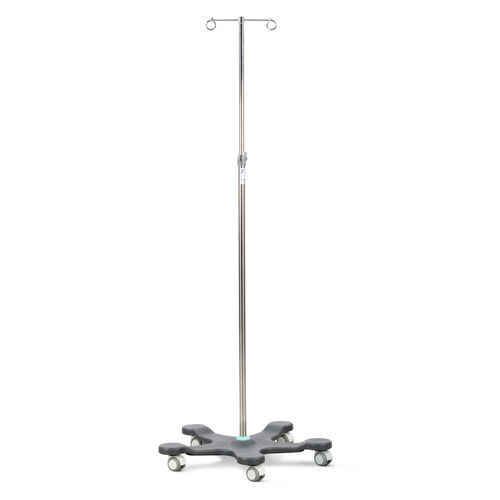 Infusionsständer auf Rollen - IS/P/2H/RD	 - Bristol Maid Hospital Metalcraft - 4 Haken / 2 Haken / höhenverstellbar
