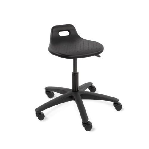 Hocker für Arztpraxis - 5TS/PE/PU - Bristol Maid Hospital Metalcraft - höhenverstellbar / pneumatisch / auf Rollen