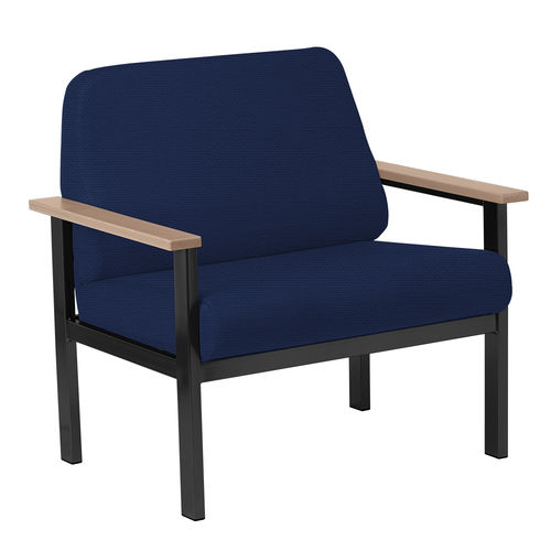 Stuhl für Übergewichtige - 5PS/B/SF/VVMA	 - Bristol Maid Hospital Metalcraft - mit Armlehnen