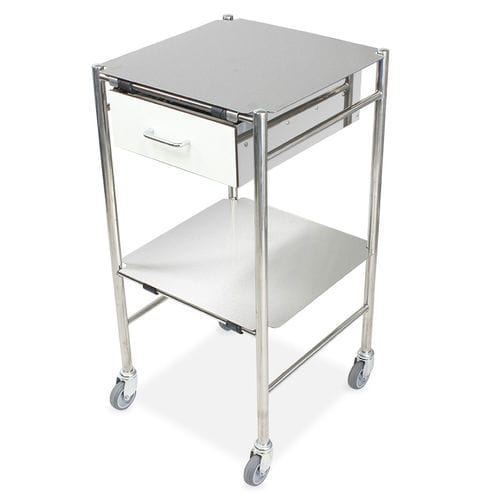 Wagen für Verbandmaterial - DUS/R  - Bristol Maid Hospital Metalcraft - Edelstahl / mit Schublade / mit Korb