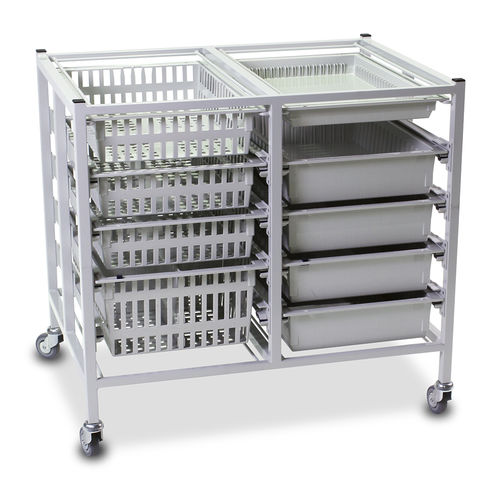 Medizinischer Wagen - 4A1DSTM  - Bristol Maid Hospital Metalcraft - Mehrzweck / zur Medikamentenausgabe / mit Platte