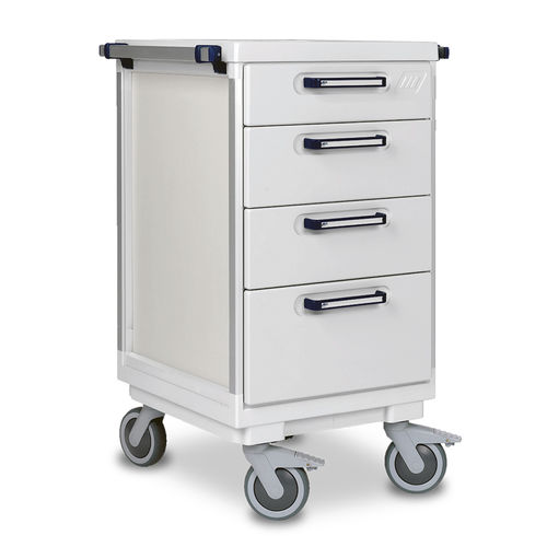 Medizinischer Wagen - 4D1TD09/A - Bristol Maid Hospital Metalcraft - Lager / für Zellkultur / mit Korb