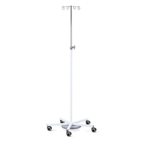 Infusionsständer auf Rollen - DPWM/1/W9 - Bristol Maid Hospital Metalcraft - 2 Haken / höhenverstellbar
