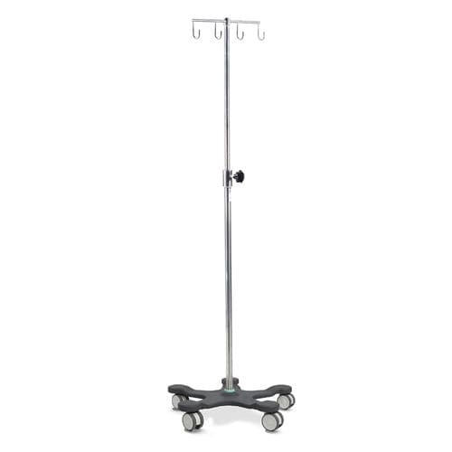 Infusionsständer auf Rollen - PS/P/SC/4H - Bristol Maid Hospital Metalcraft - 4 Haken / für Spritzenpumpen / Edelstahl