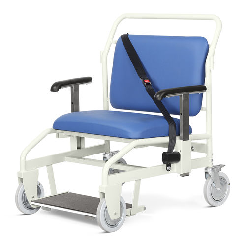Transportstuhl für den Innenraum - G/500/RS/VBB	 - Bristol Maid Hospital Metalcraft - für Außenbereich / stapelbar / für Übergewichtige