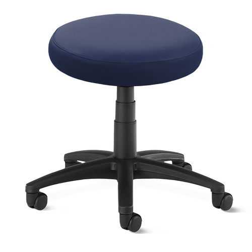 Hocker für Gesundheitseinrichtungen - 5TS/TES/M/ series - Bristol Maid Hospital Metalcraft - pneumatisch / auf Rollen / schwarz
