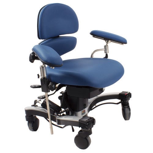 Elektrischer Untersuchungsstuhl - 5SS/SURC/SU/PL/VBLU	 - Bristol Maid Hospital Metalcraft - ergonomisch / auf Rollen / einteilig