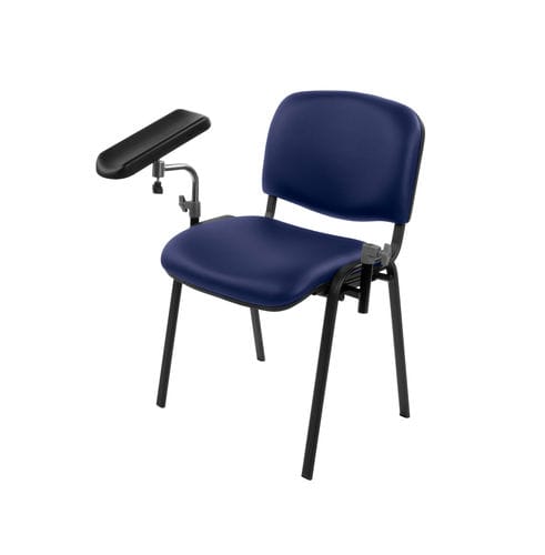 Untersuchungsstuhl für Phlebotomie - TS/PH/VVMA	 - Bristol Maid Hospital Metalcraft - manuell / einteilig / blau