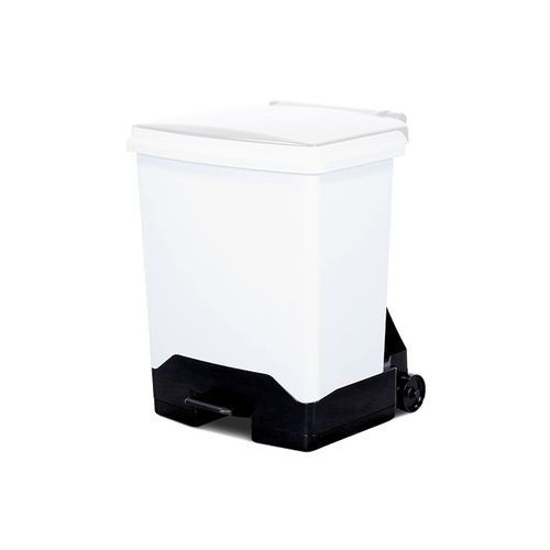 Kunststoff-Abfallkorb - 5RSH42WH - Bristol Maid Hospital Metalcraft - pedalbetrieben