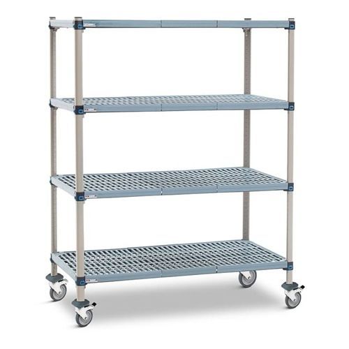 Regal / 4 Regalbretter - MetroMax I - Bristol Maid Hospital Metalcraft - mobil / Edelstahl