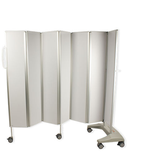 Medizinischer Bettschirm auf Rollen - 5MS/S6 - Bristol Maid Hospital Metalcraft - mobil / zusammenklappbar / 6 Flügel