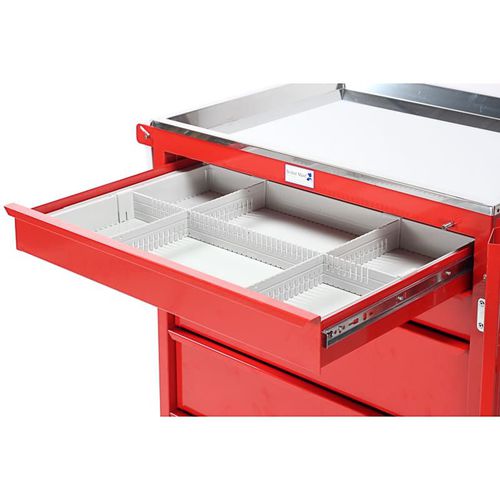Schubladenunterteilung für Wagen - WT/DT - Bristol Maid Hospital Metalcraft - Kunststoff / modular