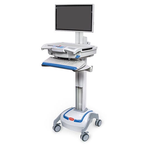Computerwagen für Panel PC - M38e - Capsa Healthcare - Zubehör / höhenverstellbar / modular