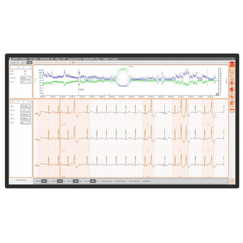 Medizinische Software - Cubeholter - Cardioline - für Krankenhaus / für Langzeit-EKG / Telemedizin