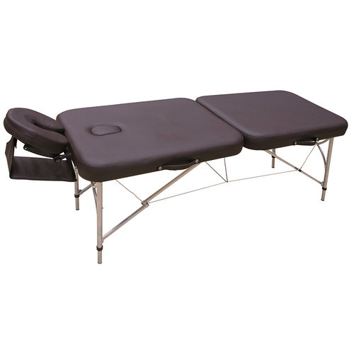 Mechanischer Massageliege - ALUMINIUMFMA241 - CARINA  - tragbar / mit höhenverstellbarer Rückenlehne / mit Kopfstütze