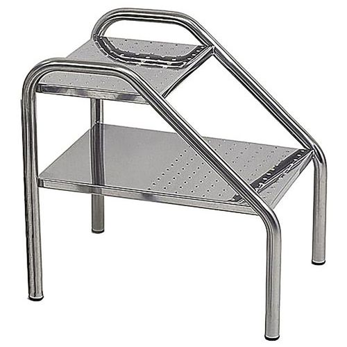 Stufentritt mit 2 Stufen - 5607INOX - CARINA  - Edelstahl