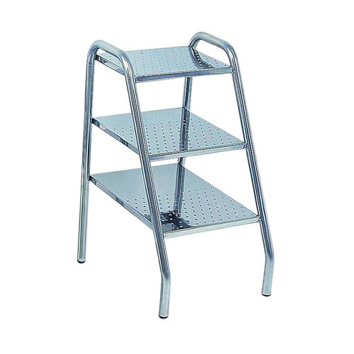 Stufentritt mit 3 Stufen - 5807INOX - CARINA  - Edelstahl