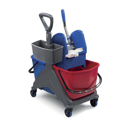 Reinigungswagen - CFS 36 - Centro Forniture Sanitarie   - für Kliniken / Abfall / mit Korb