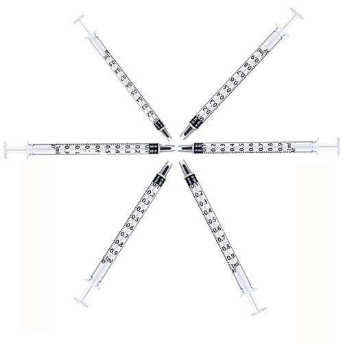 Ansaugspritze - 1ml - Changzhou Medical Appliances General Factory - hypodermisch / Dosier / Dental