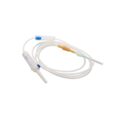Polyvinylchlorid-Infusionsset - luer lock with needle - Changzhou Medical Appliances General Factory - mit Filter zur Vorbeugung von Partikel-Kontaminationen / mit Lichtschutz / mit Wärmetauscher