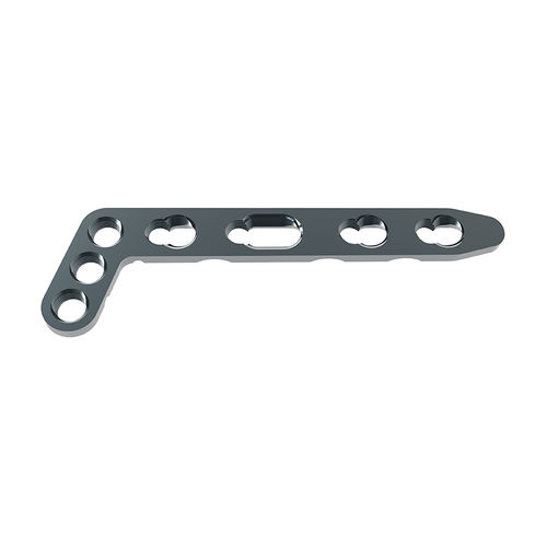 Kompressionsplatte für Radius - 70905- 3 head holes (L/R) - Waston medical - distal / mit Verriegelung / Titan