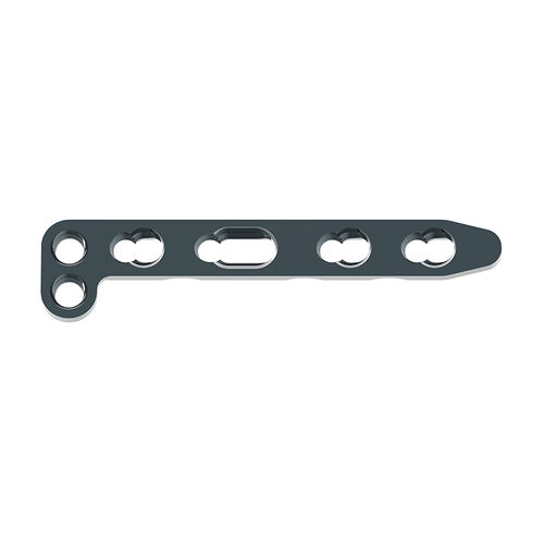 Kompressionsplatte für Radius - 70905-3 head holes - Waston medical - distal / mit Verriegelung / Titan