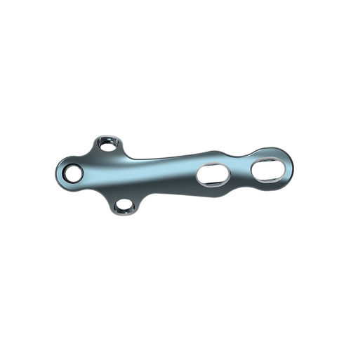 Arthrodeseplatte für Metatarsophalangealgelenk - 70801 (L/R) - Waston medical - mit Verriegelung / Titan