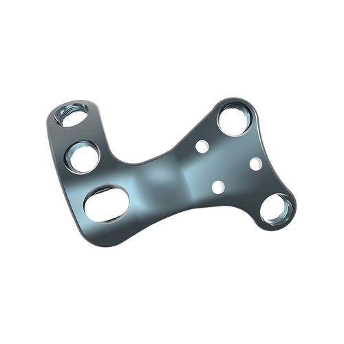 Arthrodeseplatte für Talonavikulargelenk - 70811 (L/R) - Waston medical - mit Verriegelung / Titan