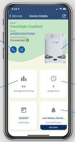 Steuerungssoftware - myCAIRE - CAIRE Medical - medizinisch / für häusliche Krankenpflege / Telemedizin