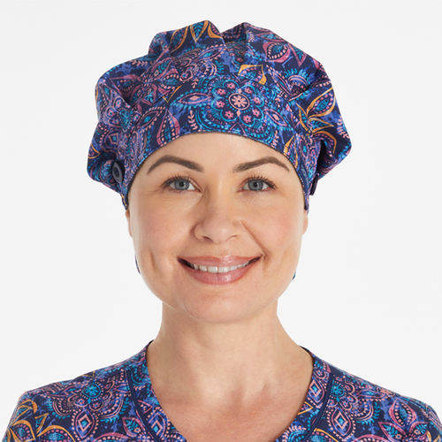 Gebauschte OP-Mütze - CK-CK514 - Cherokee Uniforms - aus Polyester / waschbar