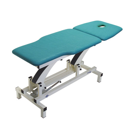 Elektrische Massageliege - VISIT NAR - Chinesport - hydraulisch / mit höhenverstellbarer Rückenlehne / zweiteilig