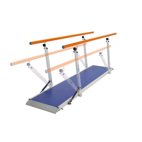 Höhenverstellbarer Parallelgehbarren für Rehabilitation - 01325 - Chinesport - mit festem Sockel