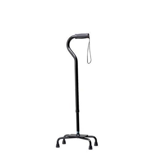 Gehstock / abgewinkelter Griff - 0201-000-000 - Cobi Rehab - Vierfuß / höhenverstellbar / für Übergewichtige