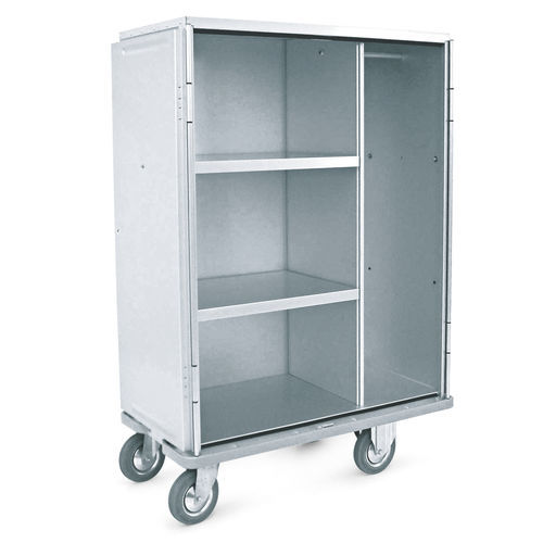 Sackhalterwagen für saubere Wäsche - N204DV - Conf Industries - für Kliniken / Transport / mit Regal