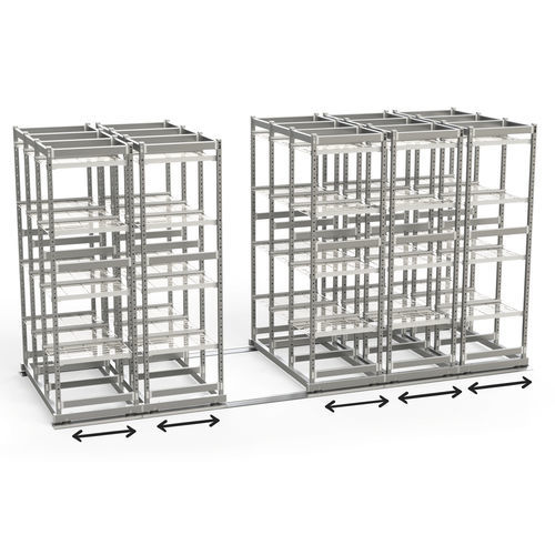 Modulares Regal - GROUND-TRACK - Conf Industries - für Behälter / für Körbe / mobil