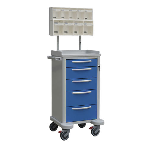 Wagen für Kliniken - OMEGA - Conf Industries - für Anästhesie / Mehrzweck / für Verbrauchsmaterial