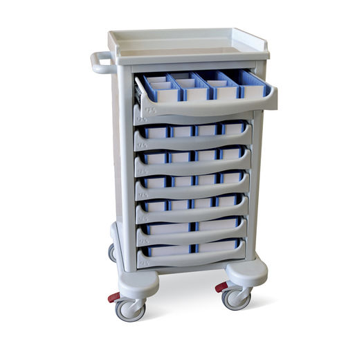 Wagen für Kliniken - Linea STAR - Conf Industries - Mehrzweck / für Medikamenten-Dispenser / für Medikamente
