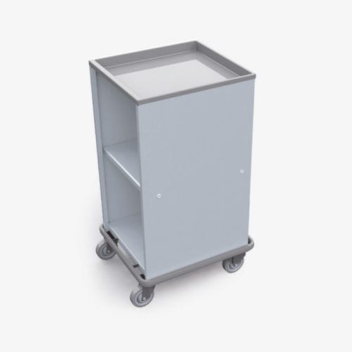 Sackhalterwagen für saubere Wäsche - 251 - Conf Industries - für Kliniken / Transport / mit Regal