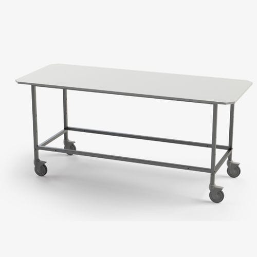 Arbeitstisch - 191SM-CR - Conf Industries - rechteckig / auf Rollen