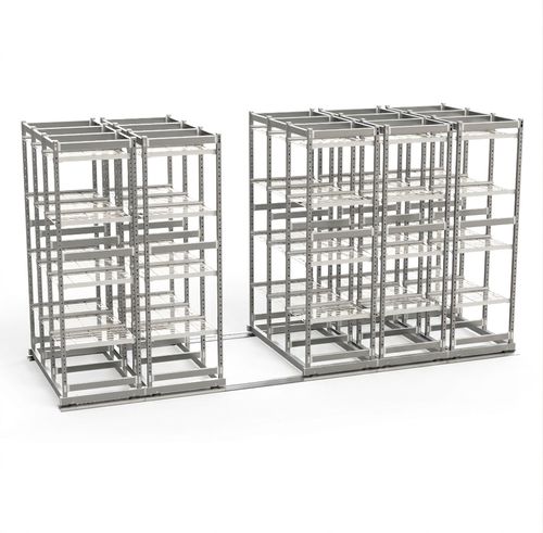 Modulares Regal - GROUND-TRACK - Conf Industries - für Körbe / für Behälter / mobil