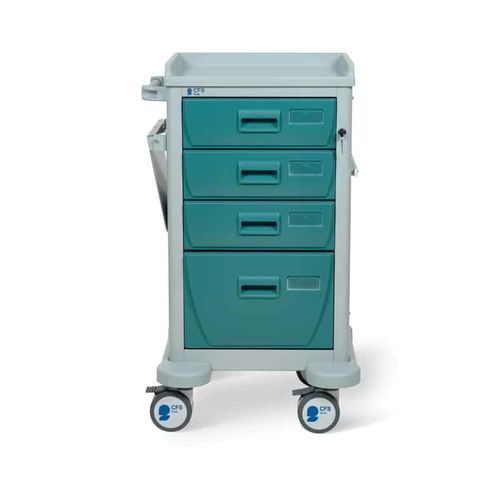 Medizinischer Wagen - ALFA 01T - Conf Industries - Pflege / 4 Schubladen / 1 Regalbrett