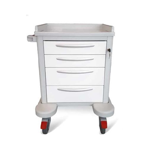 Medizinischer Wagen - ALFA 01UB - Conf Industries - Pflege / Metall / 4 Schubladen