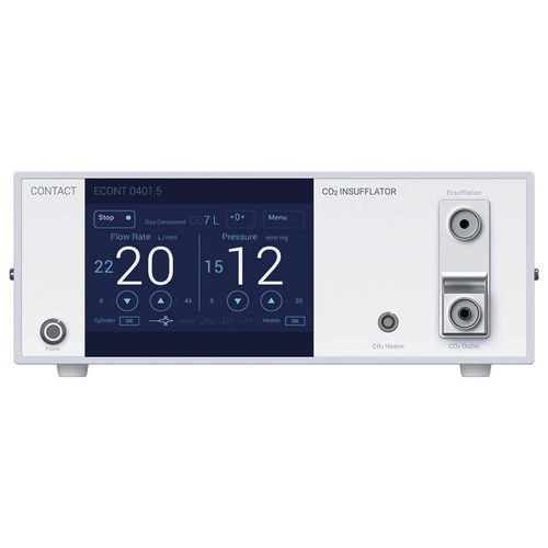 CO2-Insufflator für Endoskopie / für Erwachsene - ECONT 0401.5 - Contact Co. - Gas-Erwärmung / mit Rauchabsauger