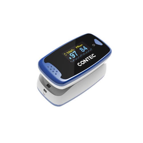 Fingerpulsoximeter - CMS50D2-1 - Contec Medical Systems - medizinisch / für häusliche Krankenpflege / batteriebetrieben