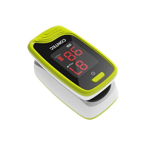 Fingerpulsoximeter - CMS50L-Pro - Contec Medical Systems - medizinisch / batteriebetrieben / grün