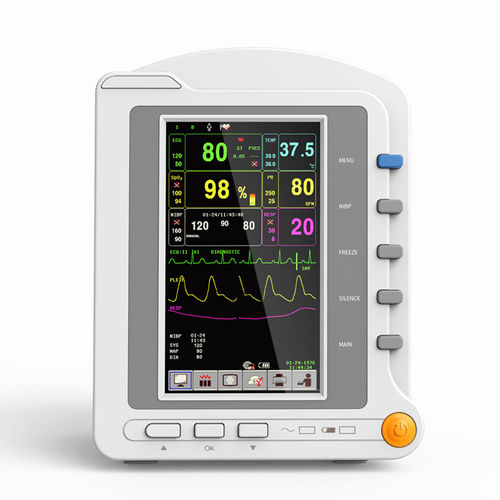 Tragbarer Patientenmonitor - CMS6500  - Contec Medical Systems - kompakt / EKG / RESP